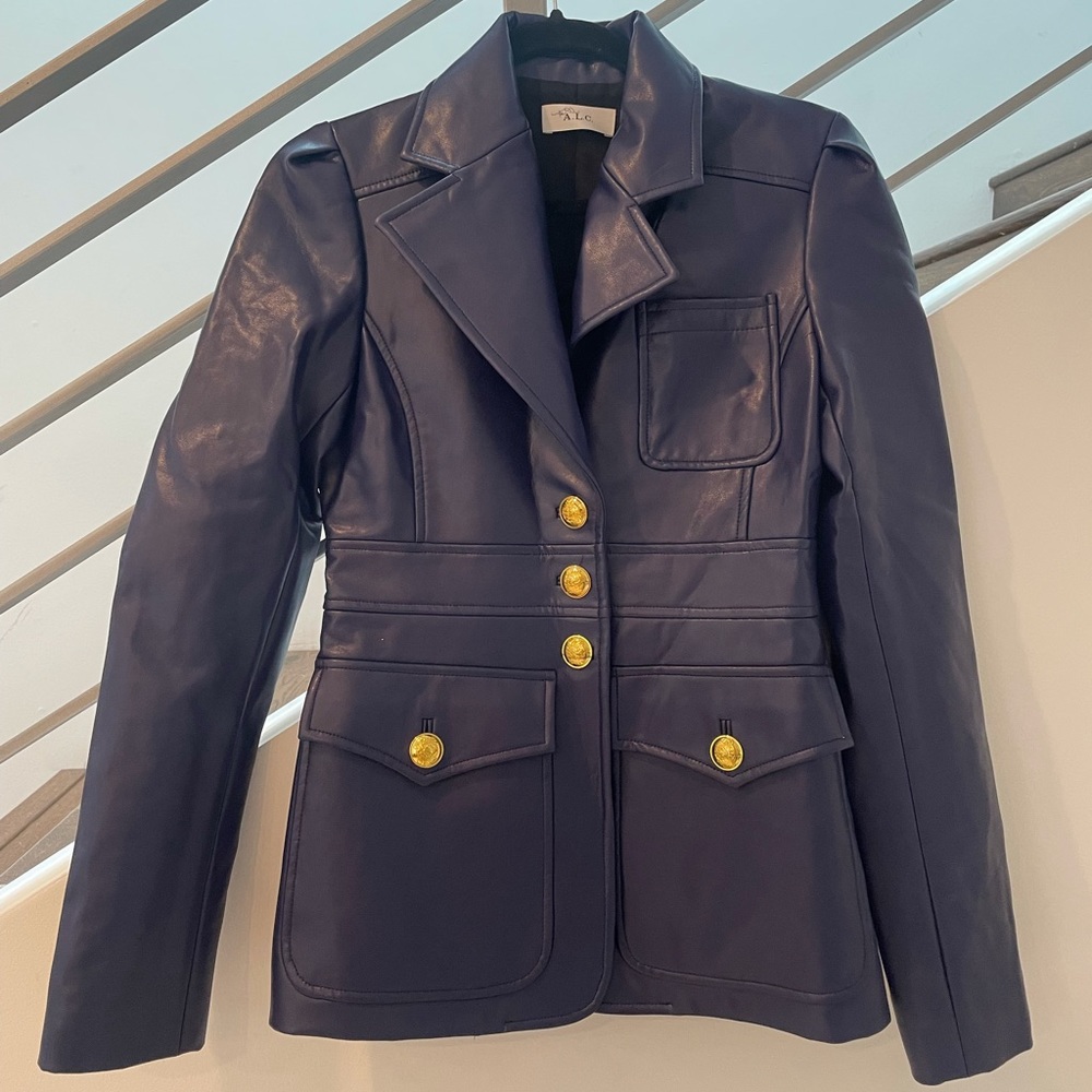 New ALC Amelia Vegan Leather Jacket
